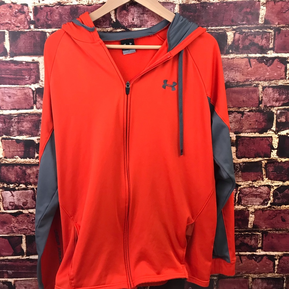 Under Armour zip up hoodie sweat jacket work out